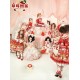 Mademoiselle Pearl Strawberry Cutsew Cardigan Blouses Skirt JSKs and OPs(Reservation/Full Payment Without Shipping)